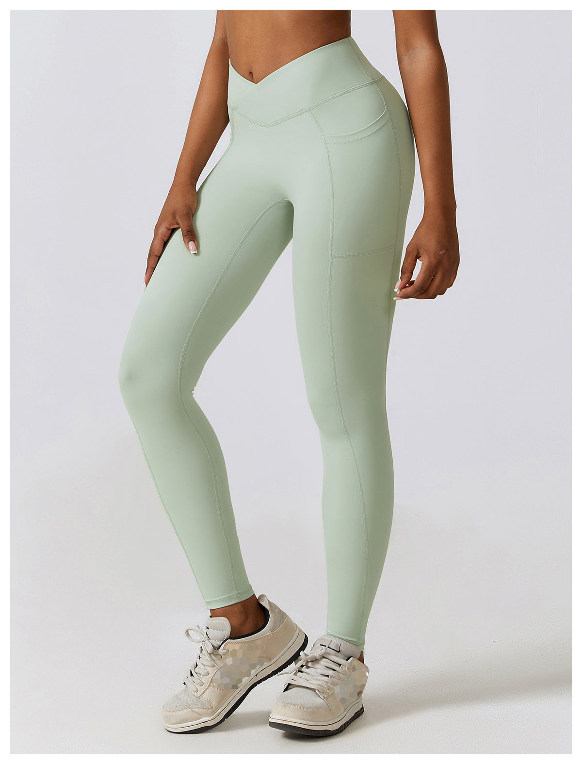 High waisted yoga pants CCK8355-1