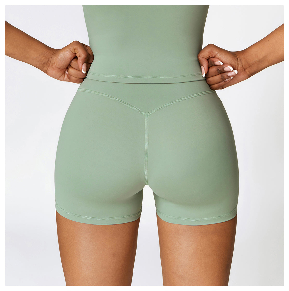 High waisted tight yoga shorts CDK8519