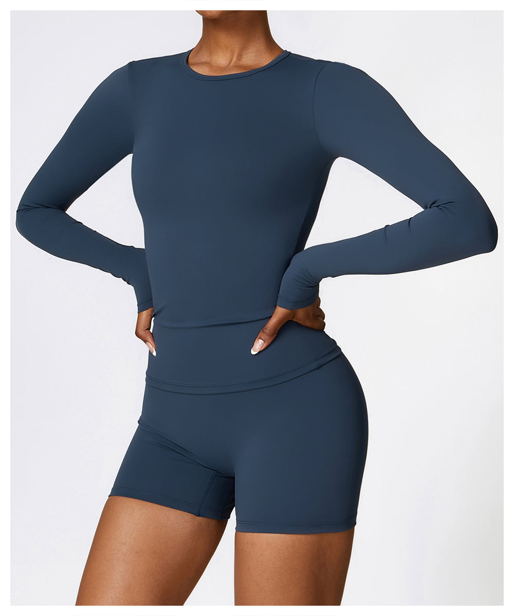 Long sleeved yoga top CCX8519