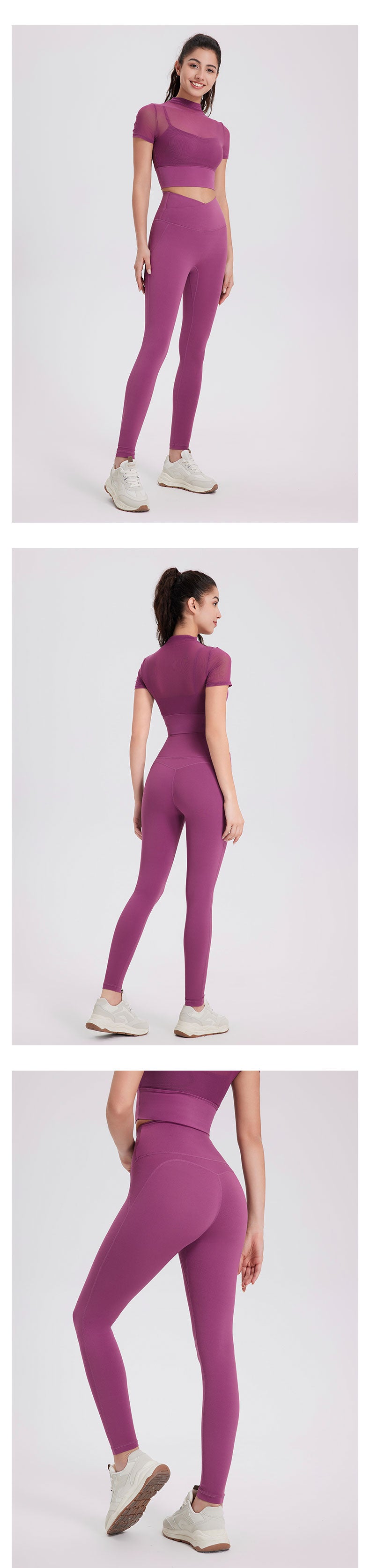 No underwear  one-piece yoga pants  nude back pocket peach butt lift up skinny sport pants