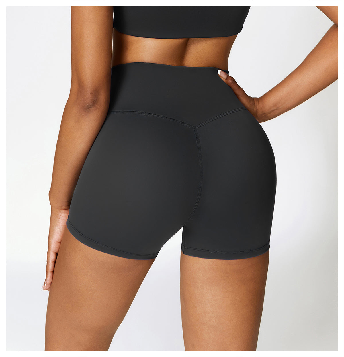 High waisted tight yoga shorts CDK8519