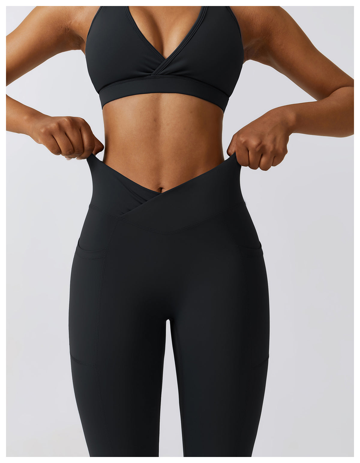 High waisted yoga pants CCK8355-1