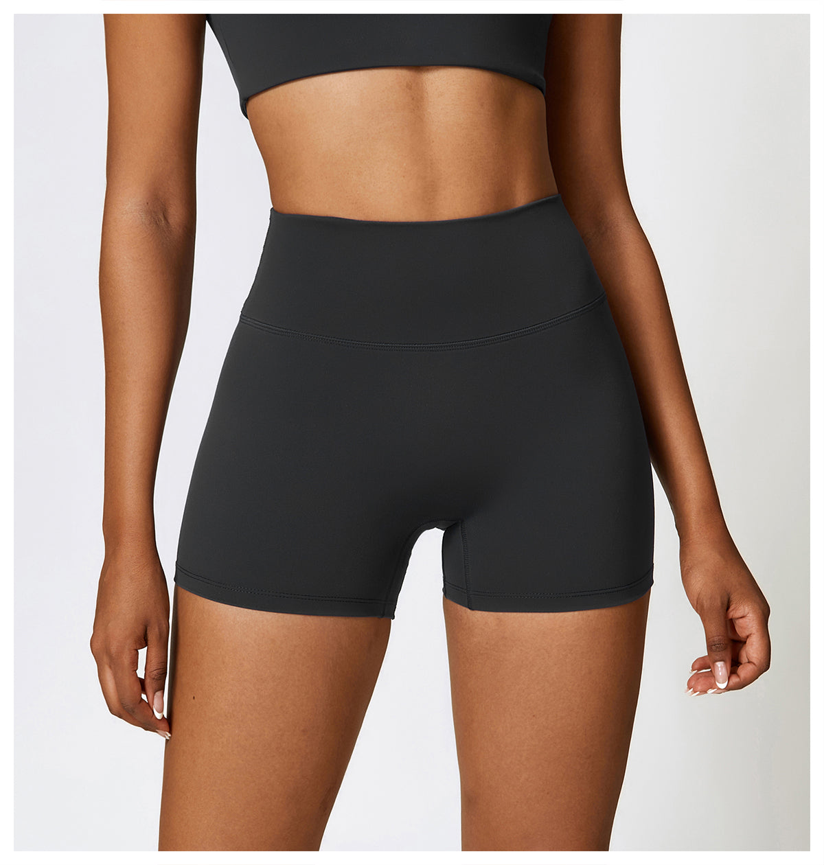 High waisted tight yoga shorts CDK8519